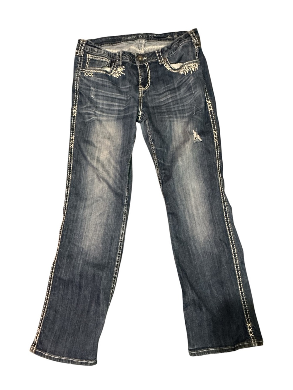 COWGIRL TUFF CO. Southwest Rocker Mens Blue Jeans